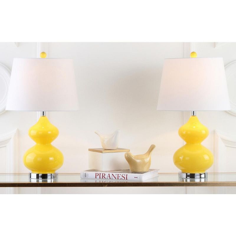 Eva Double Gourd Glass Lamp (Set of 2)  - Safavieh, 4 of 10