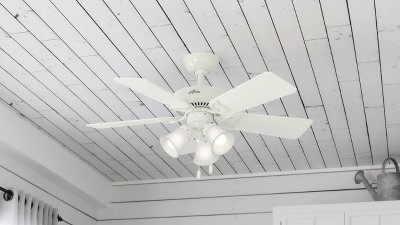 Brushed Nickel Ceiling Fan with Cherry and Maple Blades