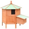 vidaXL Chicken Cage Solid Pine & Fir Wood 49.6"x46.1"x49.2" - 2 of 4