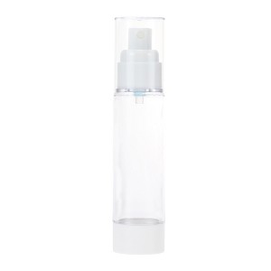 Unique Bargains Portable Round Airless Pump Spray Bottle White 1 Pc - 1 of 4