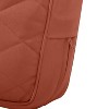 25" x 27" x 5" Montlake FadeSafe Water-Resistant Patio Quilted Seat Cushion Cover Spice - Classic Accessories - 2 of 4