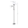 Aukfa 71.3" Tochiere Floor Lamp – Minimalist Modern Lighting with Adjustable Reading Light - 2 of 4