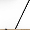 HomeRoots Set Of Three Black And Brown Metal And Solid Wood Triangle Wall Mounted Accent Shelves - 3 of 4