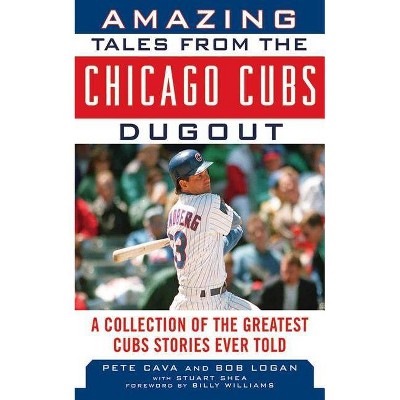 Amazing Tales from the Chicago Cubs Dugout - (Tales from the Team) by  Bob Logan & Pete Cava (Hardcover)