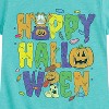 Girls' - Garfield - Happy Halloween Icons Fitted Short Sleeve Graphic T-Shirt - 2 of 4