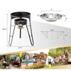 Winado 22.8 in. Concave Comal Set With 80,000BTU Propane Stove - 2 of 4