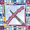 Late for the Sky: WashingtonDC-Opoly Monopoly Board Game - 2 of 3