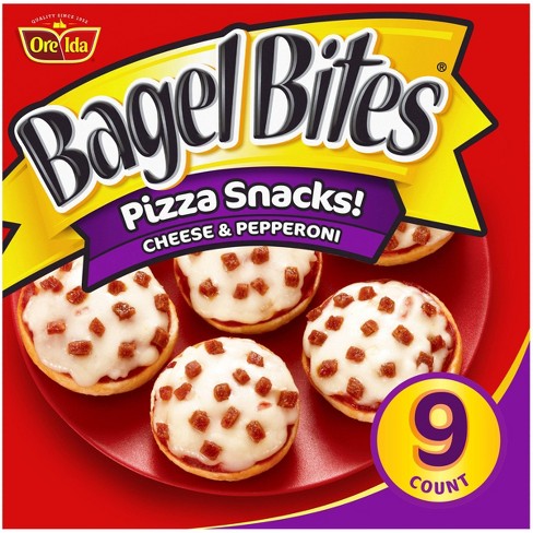 Bagel Bites Cheese And Pepperoni Frozen Mini Bagel Pizzas - 7oz : Target