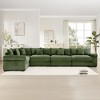 Oversized Cloud Modular Sectional Couch,Convertible Sectional Couches Deep Seat Extra-Wide Armrests - 2 of 4