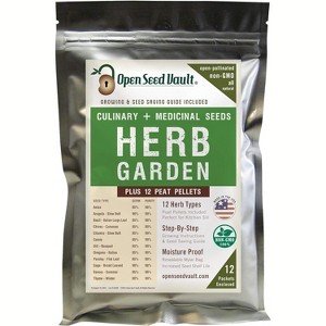 Open Seed Vault Pack Herb Garden Seeds - 12 Variety - 1 of 1