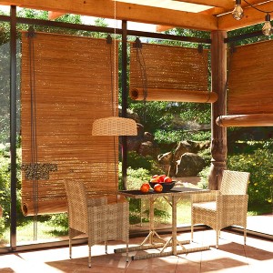 vidaXL 3 Piece Patio Dining Set Beige - 1 of 4