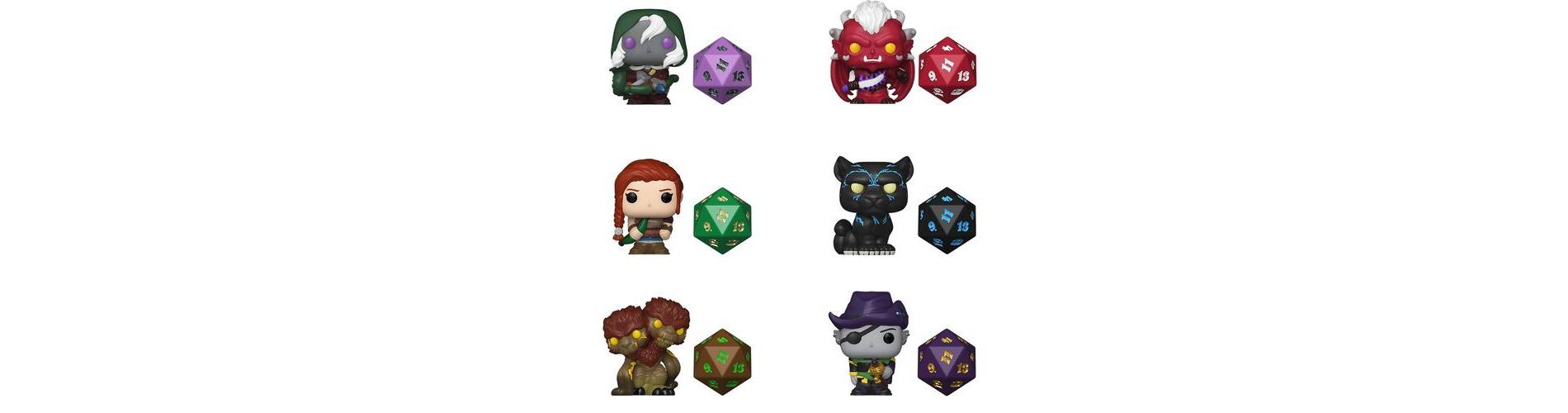 Funko - Funko Bitty POP! & Dice: D&D (One Random Bitty POP! Per Transaction)