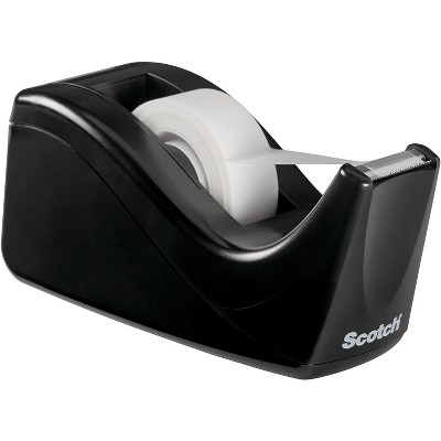 Scotch Desktop Tape Dispenser Black Two-Tone (C60-BK) 567884