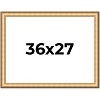 PosterPalooza | Traditional Gold Picture Frame - UV Acrylic, Backing Board, Hanging Hardware Included - 2 of 4