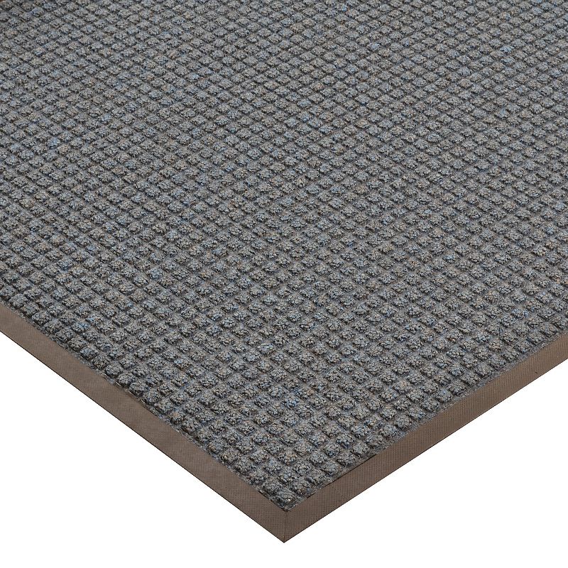 4&#39;x6&#39; Solid Dotted Doormat Blue/Black - HomeTrax, 4 of 5