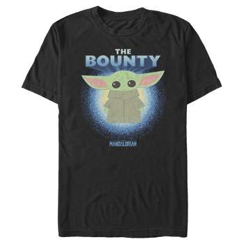 Men's Star Wars The Mandalorian The Child The Bounty Fuzzy Halo T-Shirt