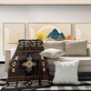 Plus Pattern Flannel Digital Print Air Conditioning Nap Blanket, Comfortable Soft Sofa Throw Blanket. - 3 of 4