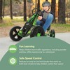 Hauck Cyclone Junior Racing Go Kart with 12 Inch Rims, Race Style Pedals, and 8 Ball Brake, Lime Green - Ride On Toy for Kids Ages 4 to 8 Years - 3 of 4