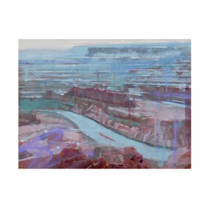 Trademark Fine Art - James Ayers  Winter Canyon Canvas Art - 1 of 4