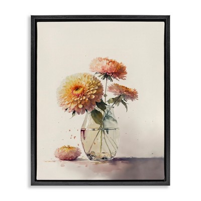 Stupell Industries Blooming Dahlias Painting, 17" x 21"