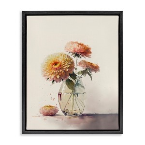 Stupell Industries Blooming Dahlias Painting, 17" x 21" - 1 of 4