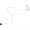 Anna-Kaci Women's Heart-Shaped Pendant Necklace with Chain- Gold - 3 of 4