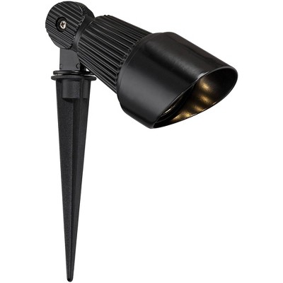 Black LED Spotlight 8-Piece Landscape Set with Transformer