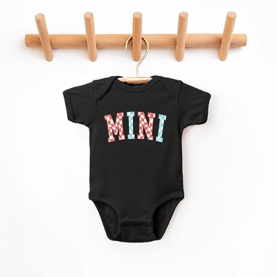 The Juniper Shop Mini Wavy Checkered Baby Bodysuit