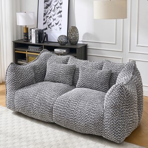Comfy Bean Bag Chair Accent Chair for Gaming Reading, Lazy Oversized Sofa Lounge Chair,  Adult Bean Bag Couch - ModernLuxe - 1 of 4