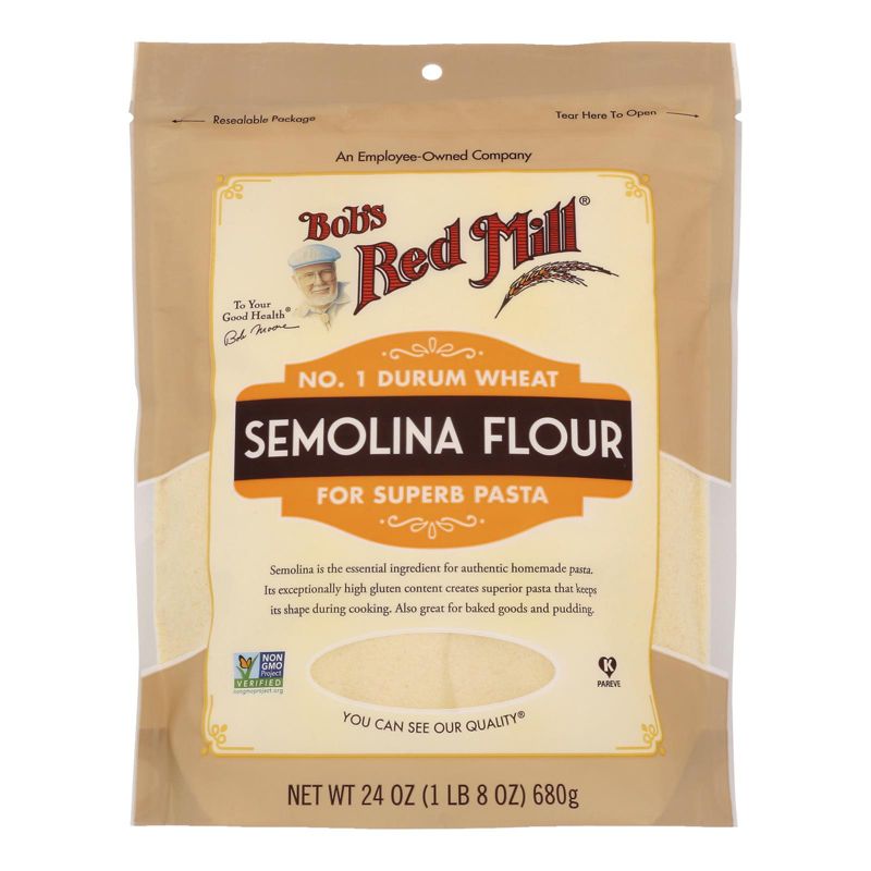 Bob's Red Mill Semolina Flour - Case of 4/24 oz, 2 of 7