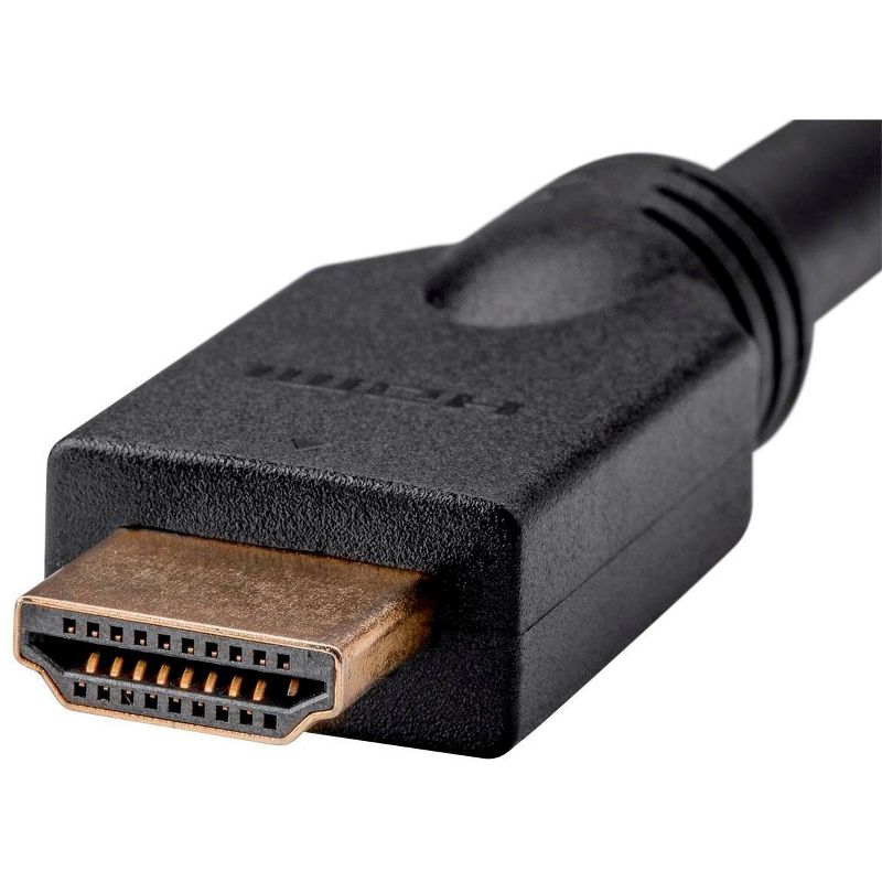 Monoprice HDMI Cable - 50 Feet - Black (No Logo) High Speed, 1080p@60Hz, 10.2Gbps, 24AWG, CL2, Compatible with UHD TV and More - Commercial Series, 2 of 5