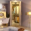 Aheaplus Freestanding Corner Closet Organizer with Hanging Rods, Space-saving Closet System for Walk-in Closet - 4 of 4