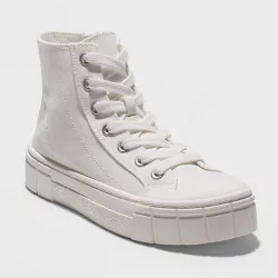 Mad Love Women's  Mai High-Top Sneakers - White 8