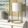 Hampton & Thyme 22" Tall Asymmetric Table Lamp with Fabric Shade - image 2 of 4