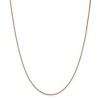Black Bow Jewelry 1.1mm 14k Rose Gold Solid Box Chain Necklace - 2 of 4
