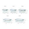 MEPAL 23oz Easyclip Rectangular Glass Storage Box with Lid Nordic Sage - 2 of 4