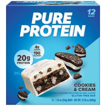 Pure Protein Bar - Cookies & Cream - 12pk