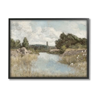 Stupell Industries Nature Stream Wilderness Creek Framed Giclee