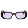 Prada PR 17WS 16K40J Womens Rectangle Sunglasses Black 49mm - 2 of 3