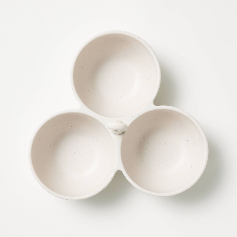 3 Sectioned Melamine Serving Bowl - Threshold&#8482; designed with Studio McGee, 4 of 6