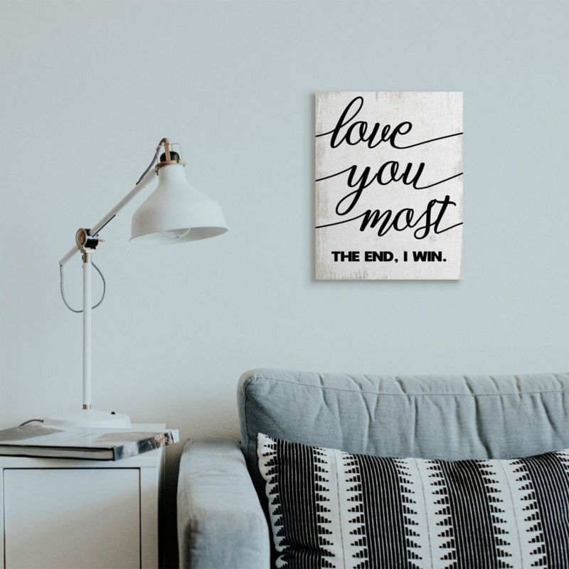 Stupell Industries Love You Most Romantic Rustic Word Design, 3 of 6