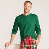 Lands' End Men's Knit Rib Pajama Henley - 4 of 4