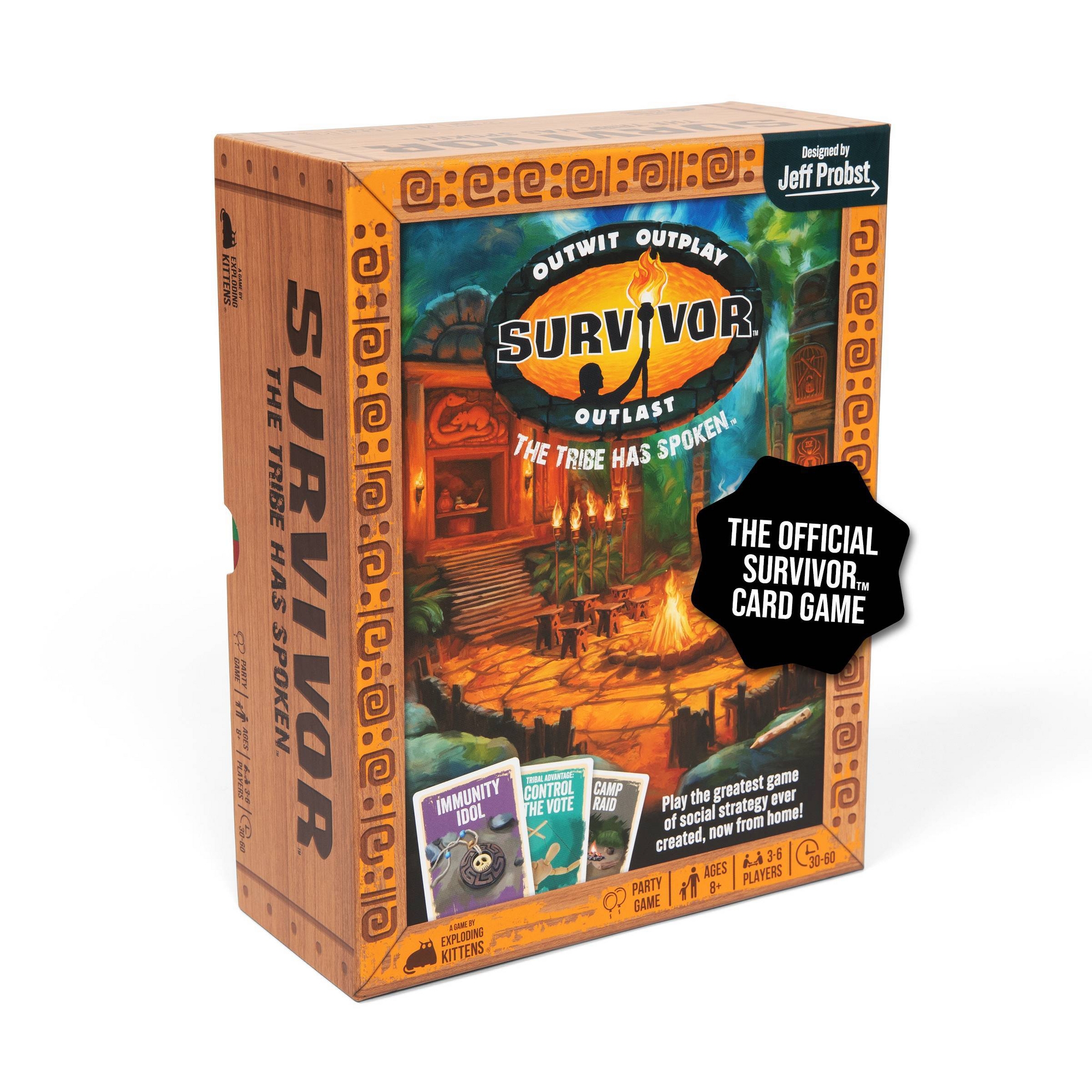 Exploding Kittens Survivor: The Tribe Has Spoken Card Game