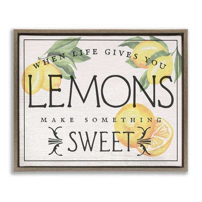 Stupell Industries Bold Vintage Life Gives Lemons, 21" x 17"