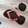 Smily Mia Wearable Bably Single Flip Flop Teether Toy for Infants 3 Months Plus, Adorable Baby Toy for Soothing Teething Pain - Black - 2 of 4