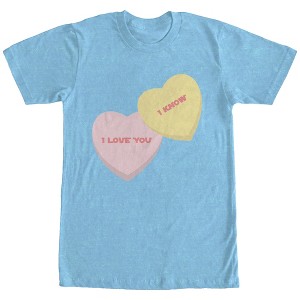 Men's Star Wars Valentine's Day I Love You I Know Hearts T-Shirt - 1 of 3