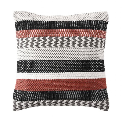 Black and red outlet pillows