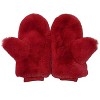 Adult Faux Fur Mittens Red - Bullseye's Playground™ - 2 of 3