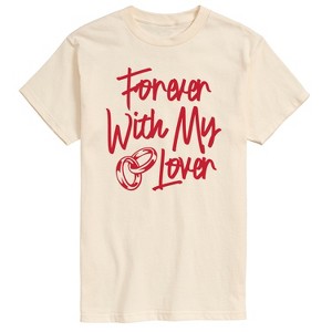 Women's - Instant Message - Forever With My Lover Short Sleeve Graphic T-Shirt - 1 of 4