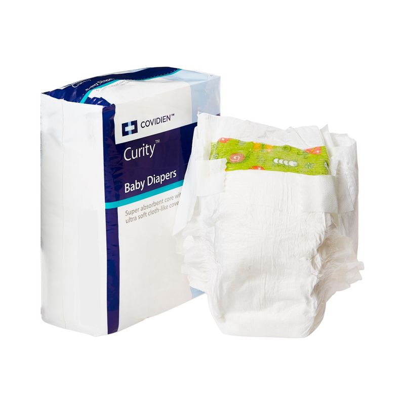 Curity Baby Diapers with Tabs, Super Absorbent, 2 of 5